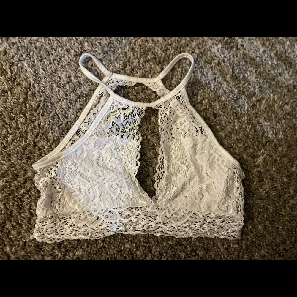 Cream Lace Bralette